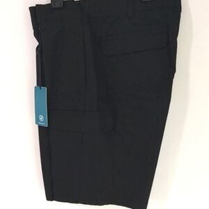 CARIBBEAN JOE BLACK CARGO RESORTWEAR SHORTS SIZE 36 NWT